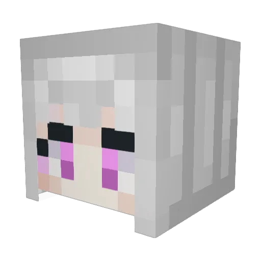 NightClare7754 Minecraft avatar head, 3D render