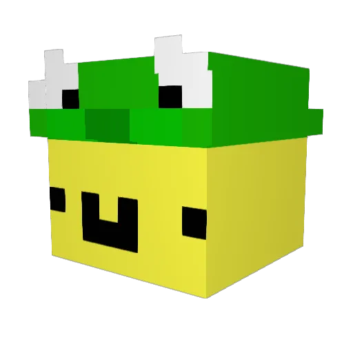 NightCrZain Minecraft avatar head, 3D render
