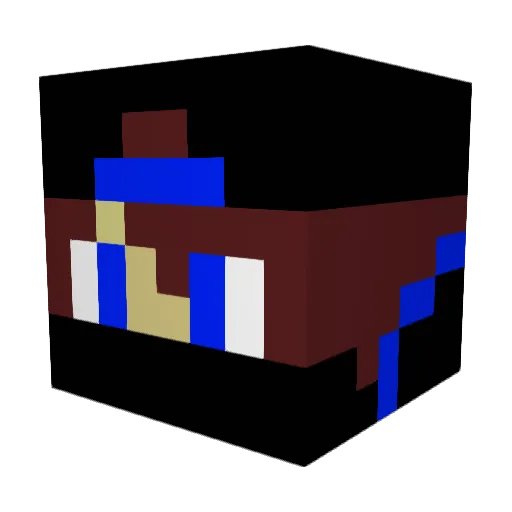 NightCrow1009 Minecraft avatar head, 3D render