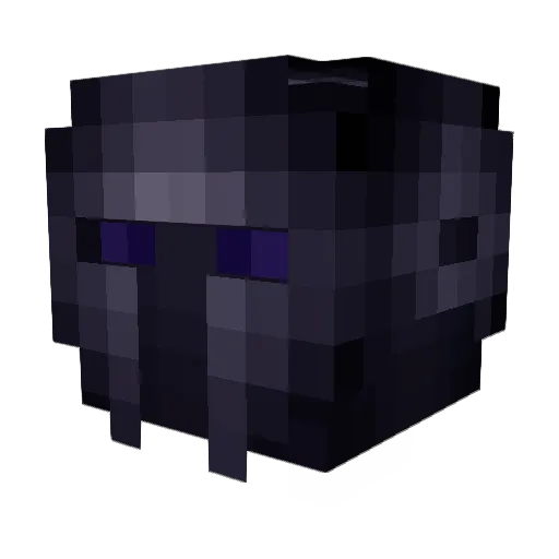 NightDeath376 Minecraft avatar head, 3D render