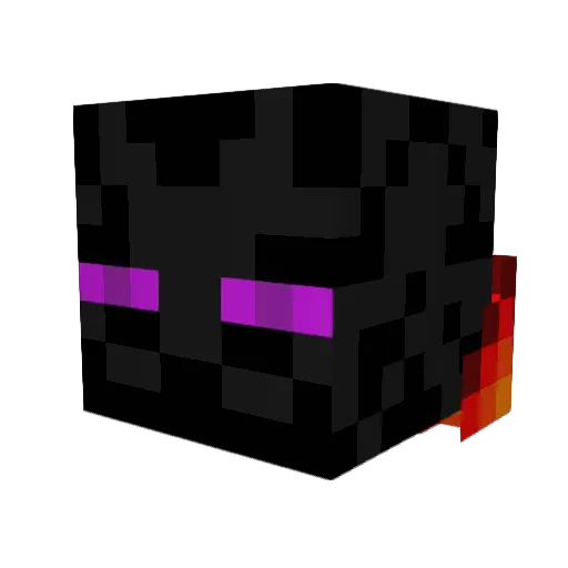 NightFalcon777 Minecraft avatar head, 3D render