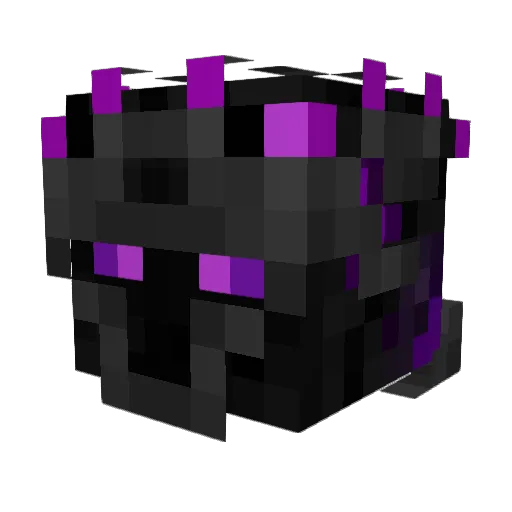 NightFoxD Minecraft avatar head, 3D render