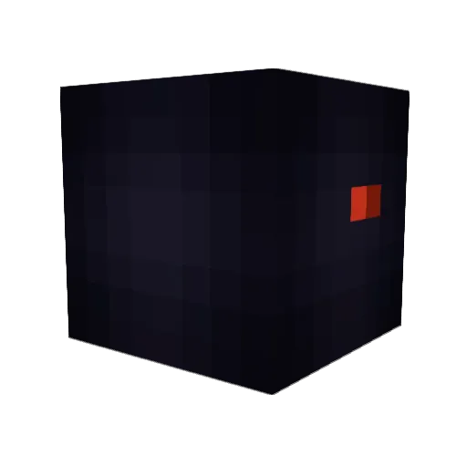 NightFury120 Minecraft avatar head, 3D render