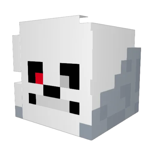 NightFyar Minecraft avatar head, 3D render