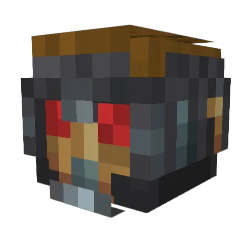 NightHawk_1337 Minecraft avatar head, 3D render