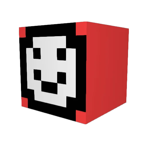 NightIsDark Minecraft avatar head, 3D render