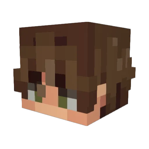 NightLotus92 Minecraft avatar head, 3D render