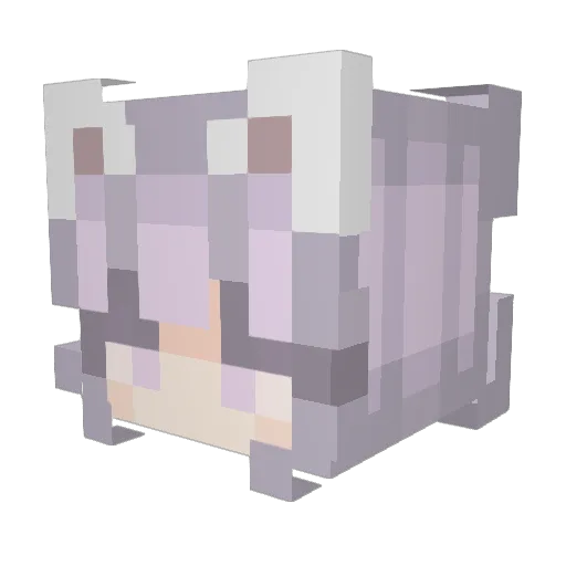 NightMareKeith Minecraft avatar head, 3D render