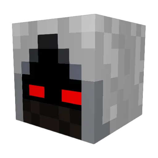 NightMareOCT Minecraft avatar head, 3D render