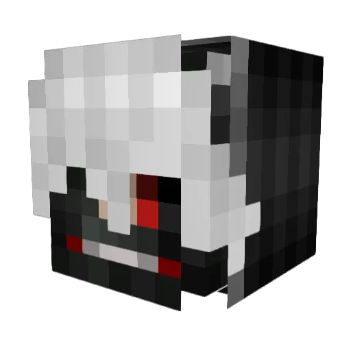 NightMerryY_Y Minecraft avatar head, 3D render