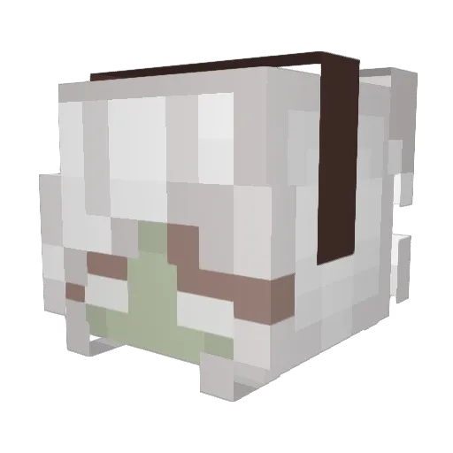 NightMoon48 Minecraft avatar head, 3D render