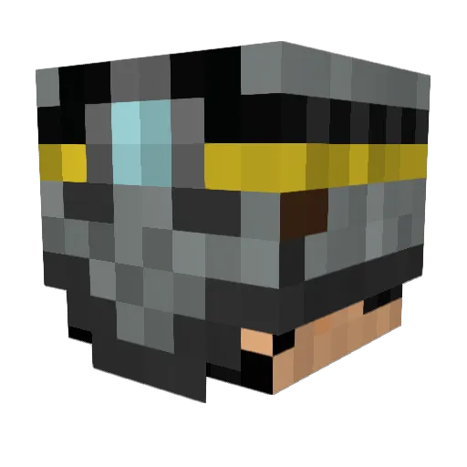 NightNight9805 Minecraft avatar head, 3D render