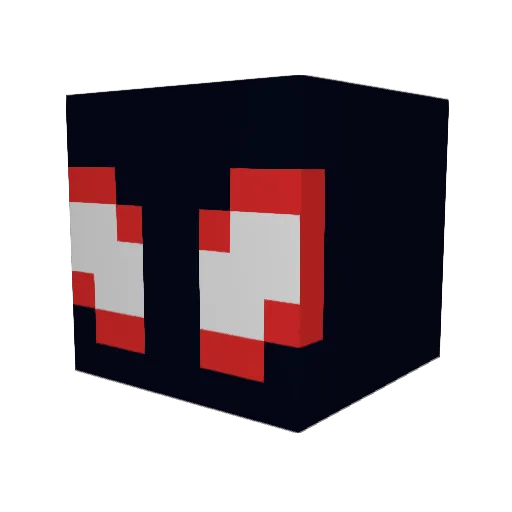 NightNinja57 Minecraft avatar head, 3D render