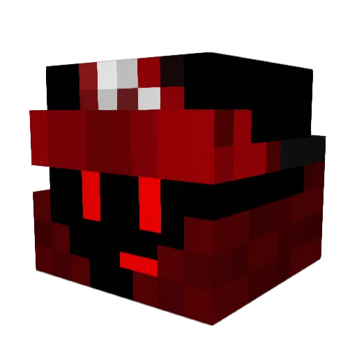 NightOwlLuna Minecraft avatar head, 3D render