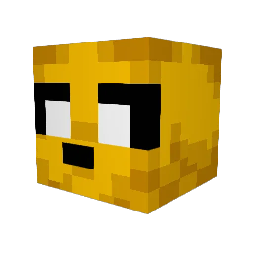 NightParty26184 Minecraft avatar head, 3D render