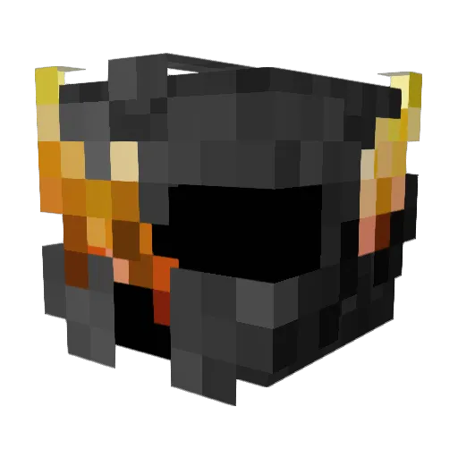 NightPhoenix747 Minecraft avatar head, 3D render