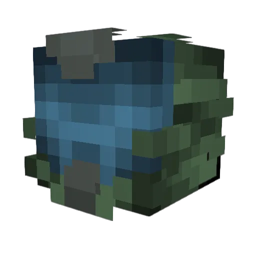 NightSet601 Minecraft avatar head, 3D render