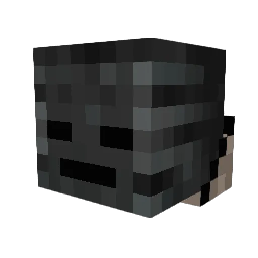 NightShade83 Minecraft avatar head, 3D render