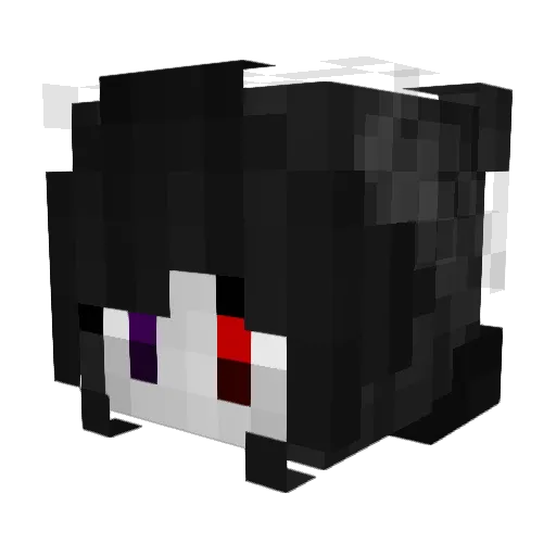 NightShqde Minecraft avatar head, 3D render