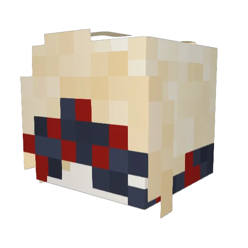 NightShu07 Minecraft avatar head, 3D render