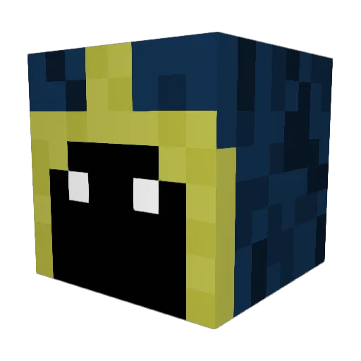 NightStalker142 Minecraft avatar head, 3D render