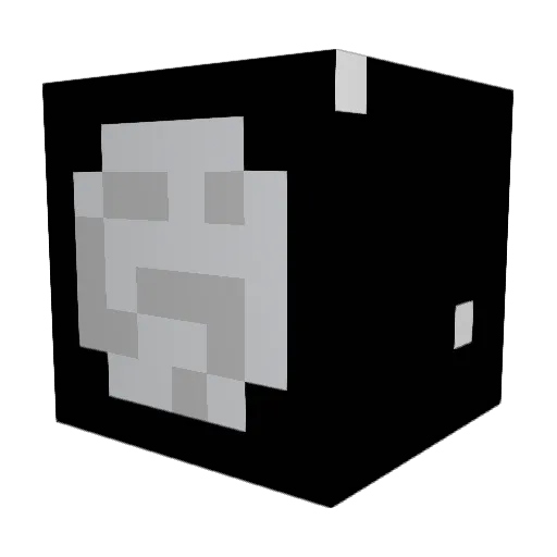 NightU_U Minecraft avatar head, 3D render