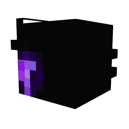 NightWalkerX Minecraft avatar head, 3D render
