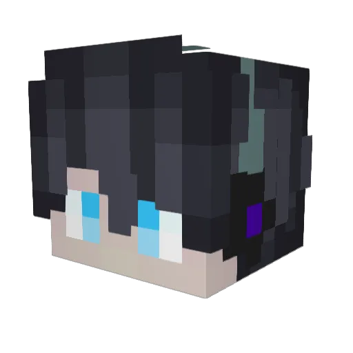 NightWindRS Minecraft avatar head, 3D render