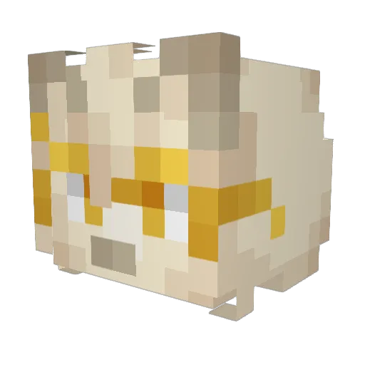 NightWish12 Minecraft avatar head, 3D render
