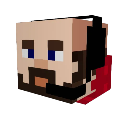 Night_Brother Minecraft avatar head, 3D render