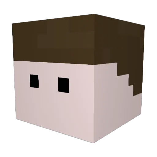 Night_Call Minecraft avatar head, 3D render