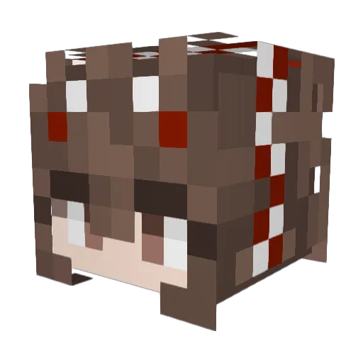 Night_Chaser1 Minecraft avatar head, 3D render