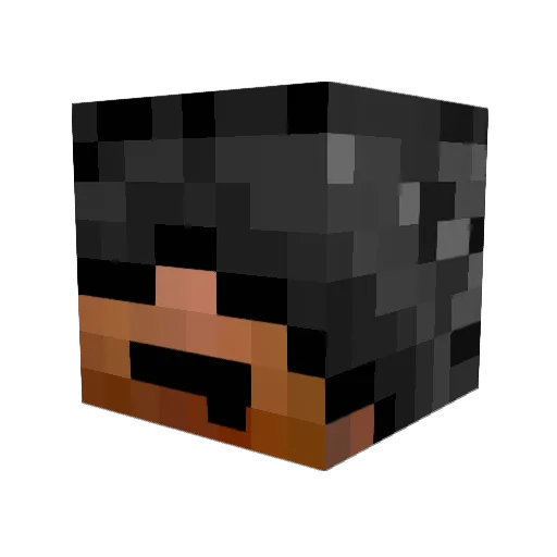 Night_Flame_2000 Minecraft avatar head, 3D render