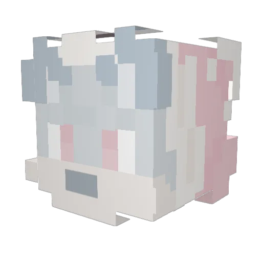 Night_Fury_Nyaaa Minecraft avatar head, 3D render