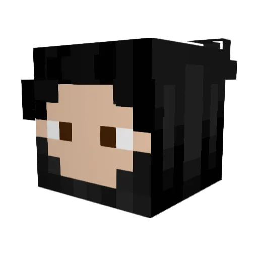 Night_Onyx Minecraft avatar head, 3D render