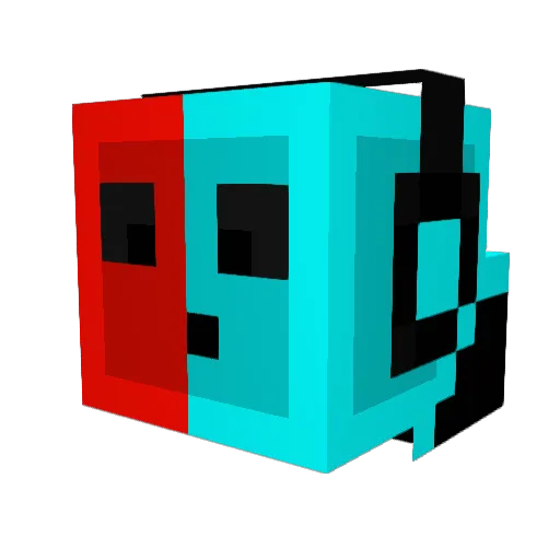 Night_Slayer_ Minecraft avatar head, 3D render