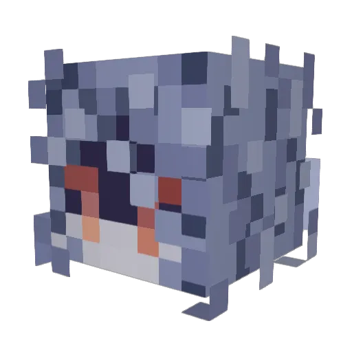 Night_The_jester Minecraft avatar head, 3D render