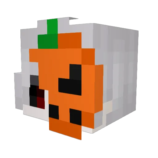 Night_Undead Minecraft avatar head, 3D render