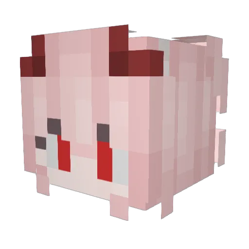 Night_Vion Minecraft avatar head, 3D render