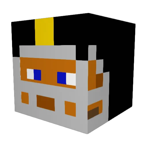 Nightbow8853 Minecraft avatar head, 3D render