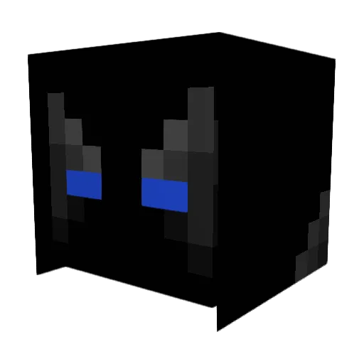 Nightcoster Minecraft avatar head, 3D render