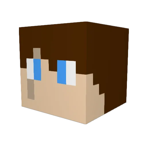 Nightcrawler130 Minecraft avatar head, 3D render