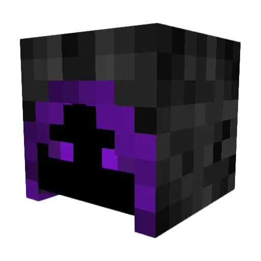 Nightdust21 Minecraft avatar head, 3D render