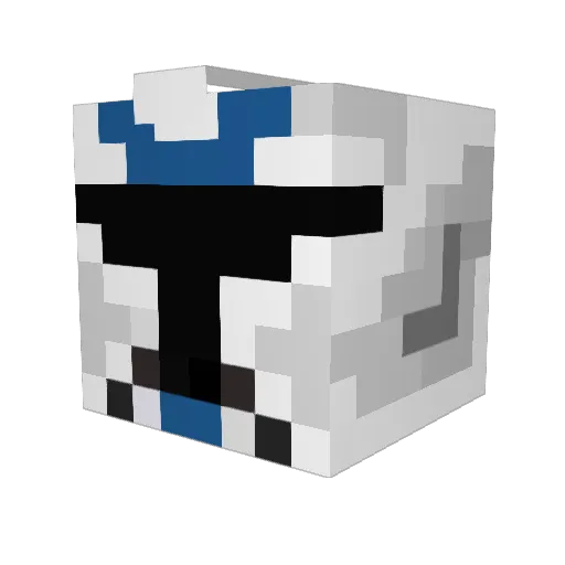 Nightfire86x Minecraft avatar head, 3D render