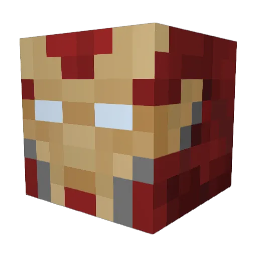 Nighthawk2011 Minecraft avatar head, 3D render