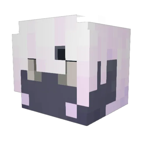 Nightingale_i0 Minecraft avatar head, 3D render