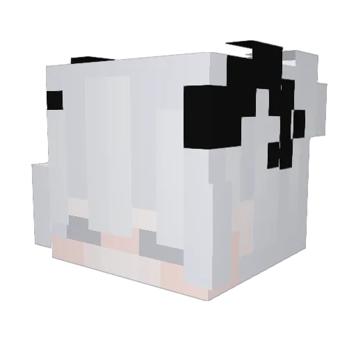 Nightingjay01 Minecraft avatar head, 3D render
