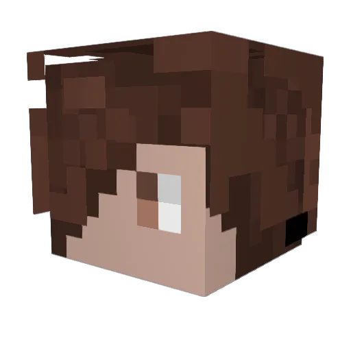 NightlyRabbit Minecraft avatar head, 3D render