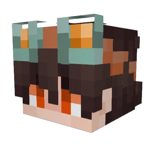 Nightmare0115 Minecraft avatar head, 3D render
