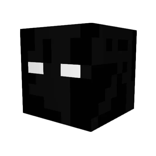 Nightmare1023 Minecraft avatar head, 3D render